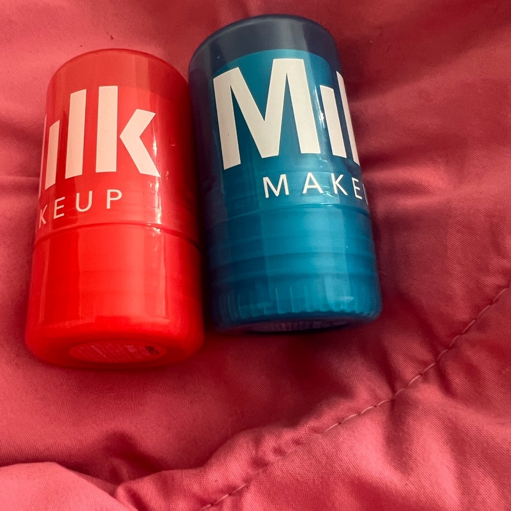 Milk Makeup Bold Red and Blue Sticks